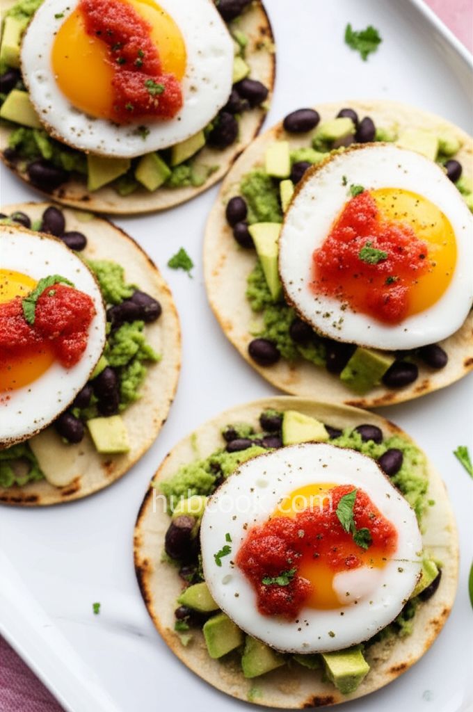 Black Bean Breakfast Tostadas