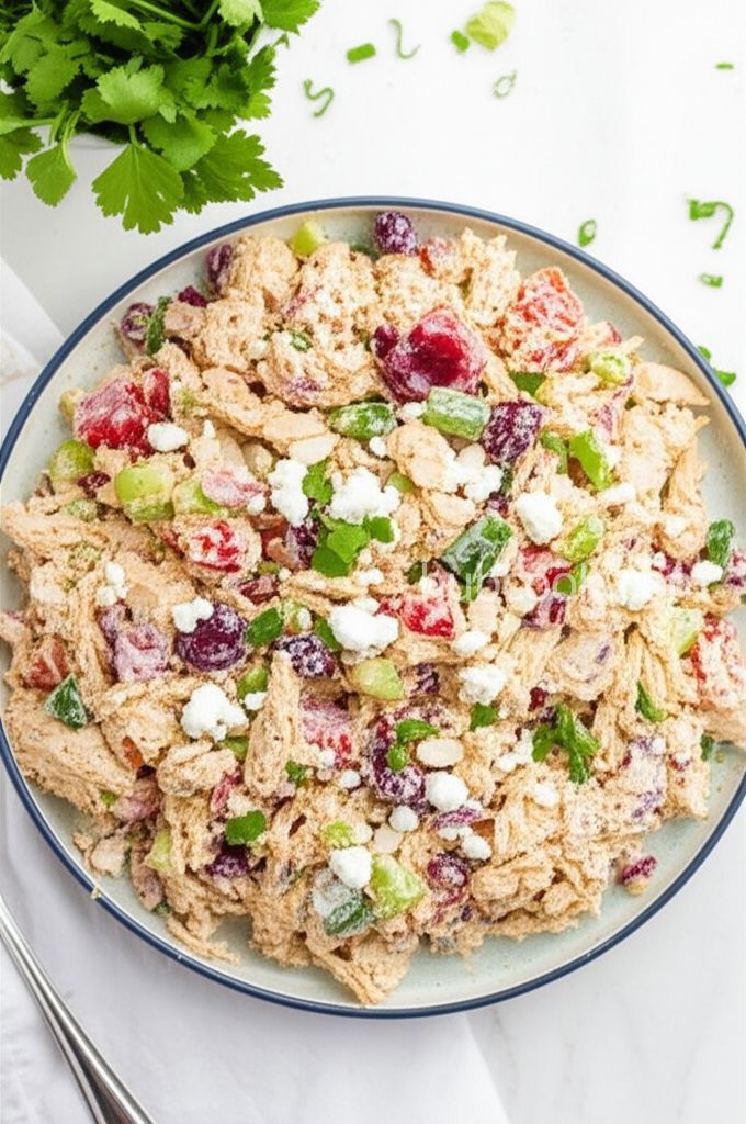 Craisin®, Almond, and Feta Chicken Salad