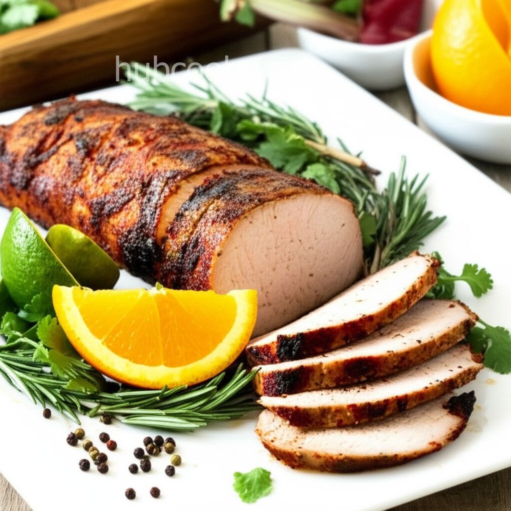Grilled Brined Pork Tenderloin