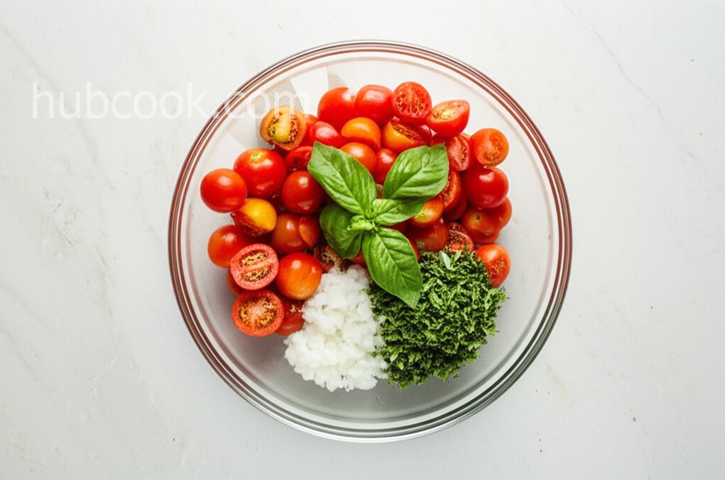 Heirloom Tomato Bruschetta