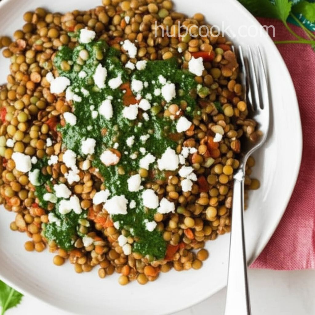 Lentil Salad with Chimichurri Sauce