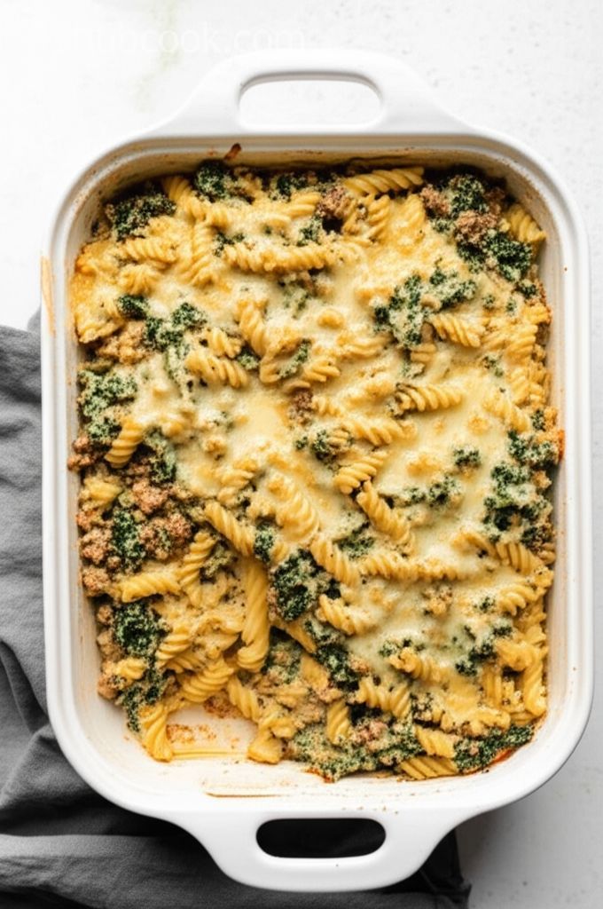 Ricotta-Pesto Pasta with Sausage and Kale