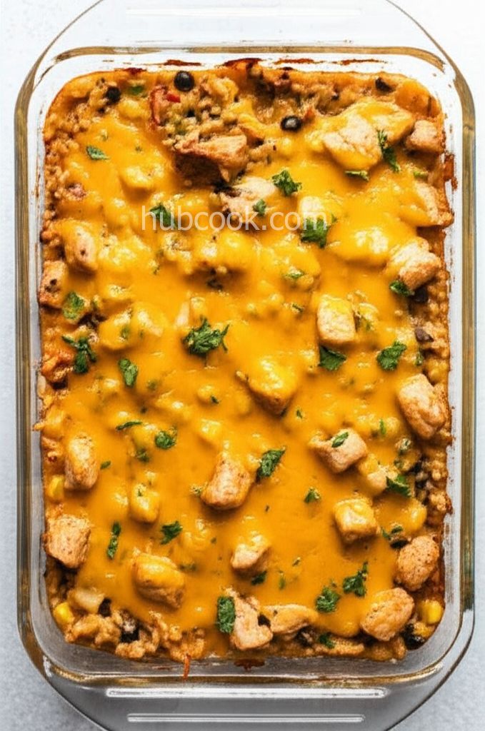 Southwestern Chicken Thigh Casserole