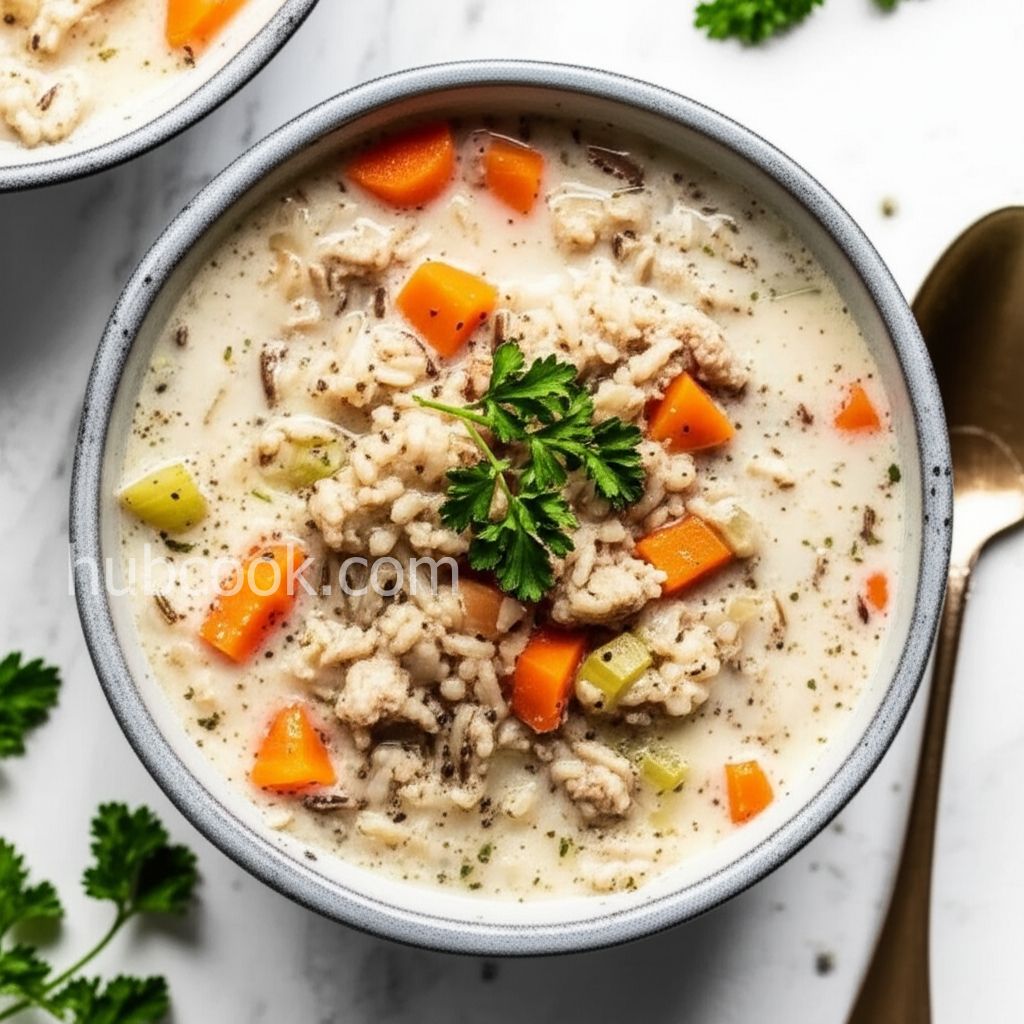 Ground Turkey and Wild Rice Soup